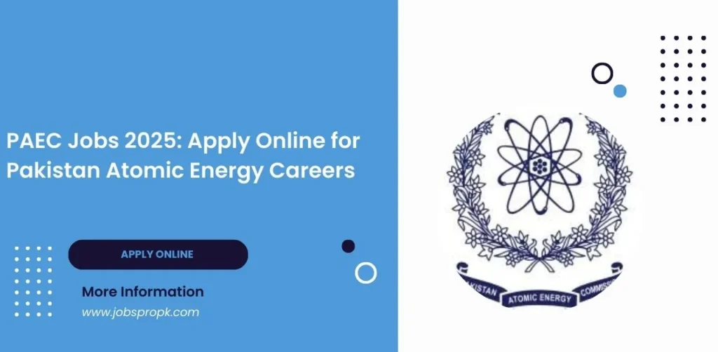 PAEC Jobs - Apply online for the latest Pakistan Atomic Energy Commission career opportunities.