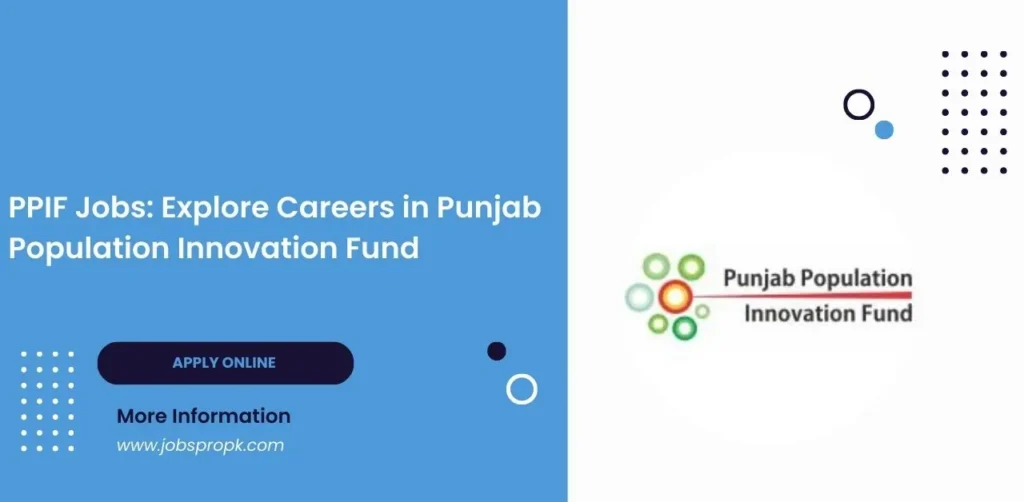 Punjab Population Innovation Fund (PPIF) initiatives for sustainable development and population welfare programs.